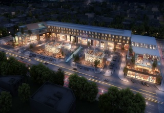 casa forma riyadh boutique hotel aerial night view