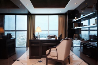 casa forma dubai office sheikh zayed road luxury writing desk and chair