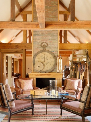 casa forma billingbear polo club colonial armchairs and clock